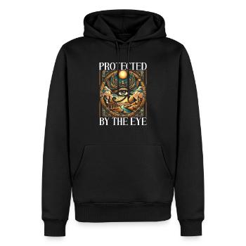 Auge des Horus Ägyptische Mythologie Antikes Symbol - Männer Premium Bio Hoodie - Schwarz - Vorne - Nico (187cm)