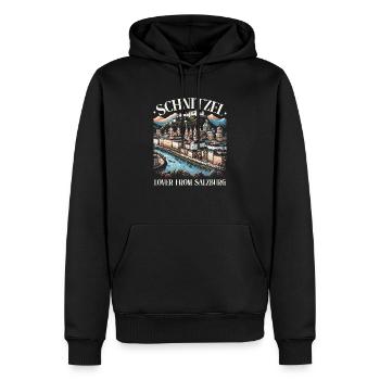 Salzburg Austria Travel Vacation Country Austrian - Men’s Premium Organic Hoodie - black - Front - Nico (187cm)