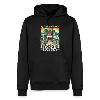 Potala Palace China Reisen Urlaub Chinesisch - Männer Premium Bio Hoodie - Schwarz - Vorne - Nico (187cm)
