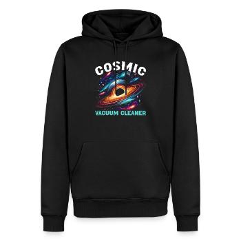 Black Hole Space Universe Astronomy Astronomer - Men’s Premium Organic Hoodie - black - Front - Nico (187cm)