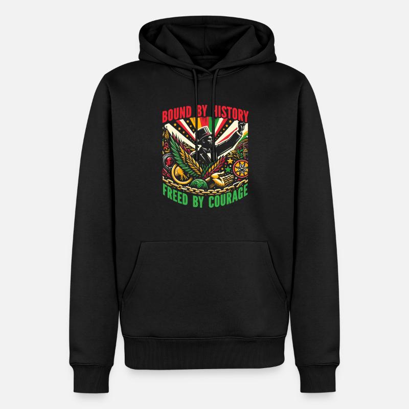 Emancipation Proclamation African Juneteenth - Men’s Premium Organic Hoodie - black