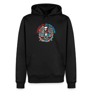 Emancipation Proclamation Black Pride Juneteenth - Men’s Premium Organic Hoodie - black - Front - Nico (187cm)
