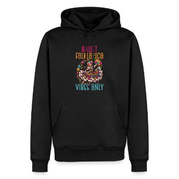 Ballett Folklorico Tänzerin Mexiko Mexikanischer Tanz - Männer Premium Bio Hoodie - Schwarz - Vorne - Nico (187cm)