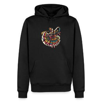 Ballett Folklorico Tänzerin Mexiko Mexikanischer Tanz - Männer Premium Bio Hoodie - Schwarz - Vorne - Nico (187cm)