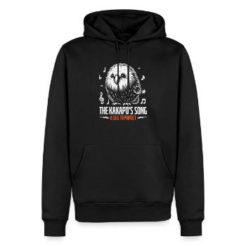 Gefährdete Tierarten Kakapo Tierrechtsaktivist - Männer Premium Bio Hoodie - Schwarz - Vorne - Nico (187cm)