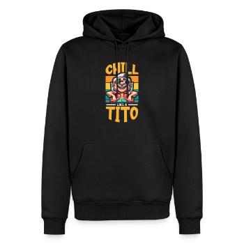 Tito Filipino Onkel Philippinen Bester Onkel aller Zeiten - Männer Premium Bio Hoodie - Schwarz - Vorne - Nico (187cm)
