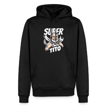 Tito Filipino Onkel Philippinen Bester Onkel aller Zeiten - Männer Premium Bio Hoodie - Schwarz - Vorne - Nico (187cm)