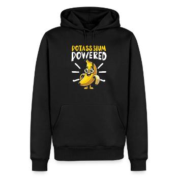 Bananenliebhaber Bananenfresser Essen Tropische Früchte - Männer Premium Bio Hoodie - Schwarz - Vorne - Nico (187cm)