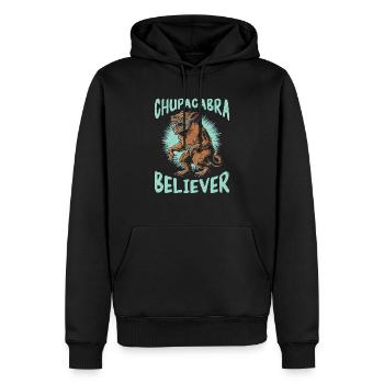 Chupacabra Legendäre Kreatur Bestie Kryptozoologie - Männer Premium Bio Hoodie - Schwarz - Vorne - Nico (187cm)
