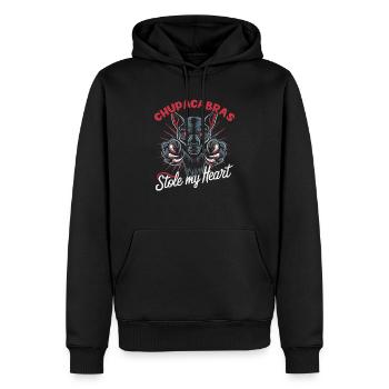Chupacabra Legendäre Kreatur Bestie Kryptozoologie - Männer Premium Bio Hoodie - Schwarz - Vorne - Nico (187cm)
