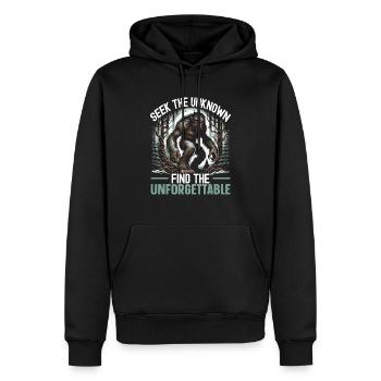 Mogollon-Monster Mythische Kryptozoologie Kryptide - Männer Premium Bio Hoodie - Schwarz - Vorne - Nico (187cm)