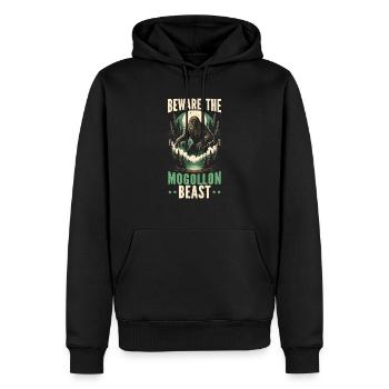 Mogollon-Monster Mythische Kryptozoologie Kryptide - Männer Premium Bio Hoodie - Schwarz - Vorne - Nico (187cm)