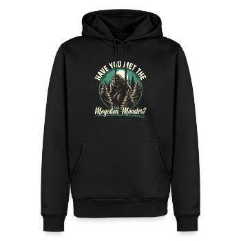 Mogollon-Monster Mythische Kryptozoologie Kryptide - Männer Premium Bio Hoodie - Schwarz - Vorne - Nico (187cm)