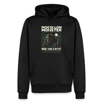 Mogollon-Monster Mythische Kryptozoologie Kryptide - Männer Premium Bio Hoodie - Schwarz - Vorne - Nico (187cm)