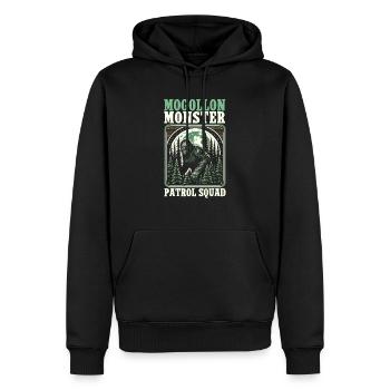 Mogollon-Monster Mythische Kryptozoologie Kryptide - Männer Premium Bio Hoodie - Schwarz - Vorne - Nico (187cm)