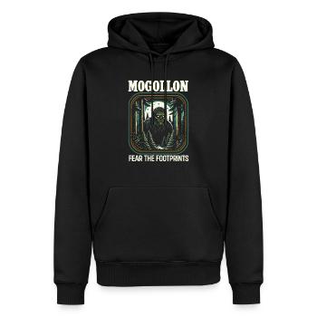 Mogollon-Monster Mythische Kryptozoologie Kryptide - Männer Premium Bio Hoodie - Schwarz - Vorne - Nico (187cm)