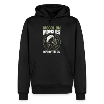 Mogollon-Monster Mythische Kryptozoologie Kryptide - Männer Premium Bio Hoodie - Schwarz - Vorne - Nico (187cm)
