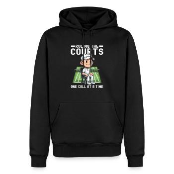 Tennis Umpire Ref Sports Game Official Referee - Men’s Premium Organic Hoodie - black - Front - Nico (187cm)