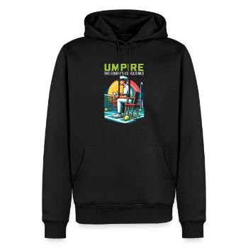 Tennis Umpire Ref Sports Game Official Referee - Men’s Premium Organic Hoodie - black - Front - Nico (187cm)