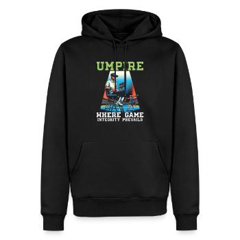 Tennis Umpire Ref Sports Game Official Referee - Men’s Premium Organic Hoodie - black - Front - Nico (187cm)
