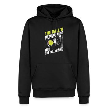 Tennis Umpire Ref Sports Game Official Referee - Men’s Premium Organic Hoodie - black - Front - Nico (187cm)