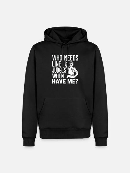 Tennis Umpire Ref Sports Game Official Referee - Men’s Premium Organic Hoodie - black