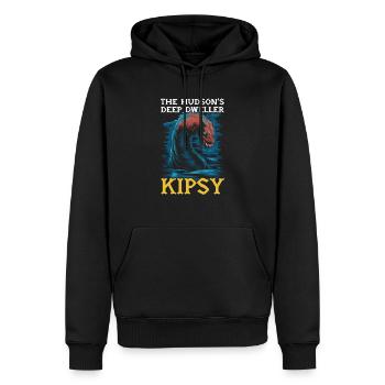 Hudson River Monster Kipsy Kryptozoologie Kryptid - Männer Premium Bio Hoodie - Schwarz - Vorne - Nico (187cm)