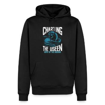 Hudson River Monster Kipsy Kryptozoologie Kryptid - Männer Premium Bio Hoodie - Schwarz - Vorne - Nico (187cm)