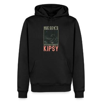 Hudson River Monster Kipsy Kryptozoologie Kryptid - Männer Premium Bio Hoodie - Schwarz - Vorne - Nico (187cm)