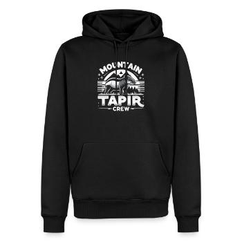 Bergtapir Tier Zoowärter Tapir Liebhaber - Männer Premium Bio Hoodie - Schwarz - Vorne - Nico (187cm)