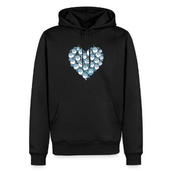 Narwhal Lover Unicorn Of The Sea Animal Narwhale - Men’s Premium Organic Hoodie - black - Front - Nico (187cm)
