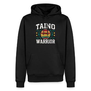 Taino-Indianer Puerto Rico Boricua Puerto-Ricaner - Männer Premium Bio Hoodie - Schwarz - Vorne - Nico (187cm)