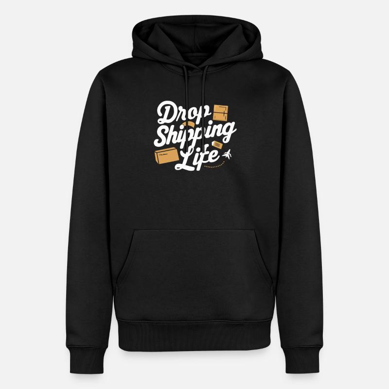 Dropshipping Business Ecommerce Entrepreneur - Sweat à capuche Premium bio Homme - noir