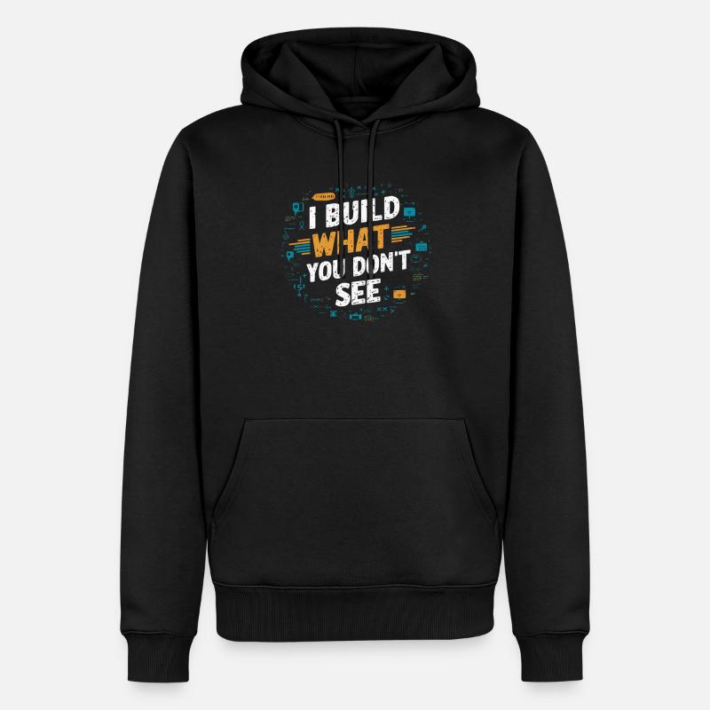 Backend-Entwickler Programmierung Softwareprogrammierer - Männer Premium Bio Hoodie - Schwarz