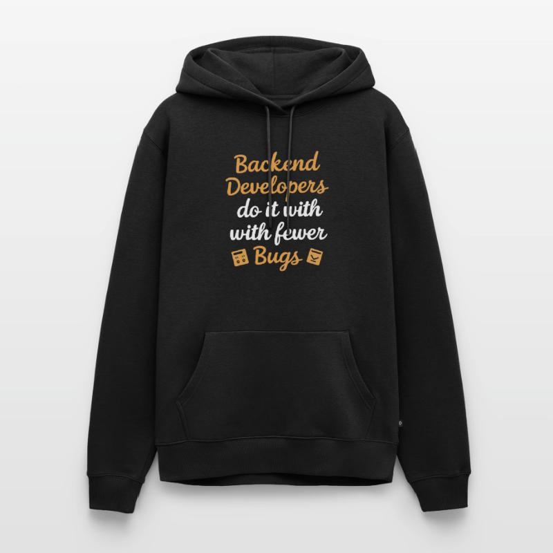 Backend Developer Programming Software Programmer Men’s Premium Organic Hoodie