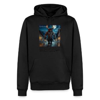 Sardaigne Mythologique Boe02a - Sweat à capuche Premium bio Homme - noir - Devant - Nico (187cm)