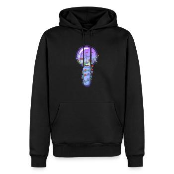 K-Pop Musique pop coréenne Corée du Sud Kpop Lightstick - Sweat à capuche Premium bio Homme - noir - Devant - Nico (187cm)