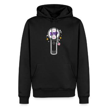 K-Pop Koreanische Popmusik Südkorea Kpop Lightstick - Männer Premium Bio Hoodie - Schwarz - Vorne - Nico (187cm)