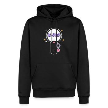 K-Pop Koreanische Popmusik Südkorea Kpop Lightstick - Männer Premium Bio Hoodie - Schwarz - Vorne - Nico (187cm)