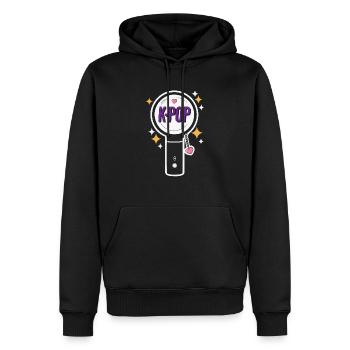 K-Pop Musique pop coréenne Corée du Sud Kpop Lightstick - Sweat à capuche Premium bio Homme - noir - Devant - Nico (187cm)
