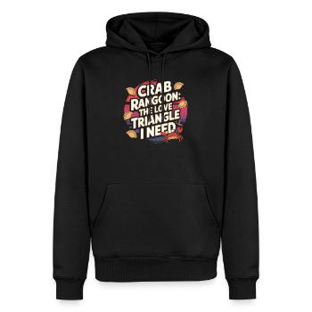 Krabben Rangun Liebhaber Amerikanisch Chinesisch Meeresfrüchte - Männer Premium Bio Hoodie - Schwarz - Vorne - Nico (187cm)