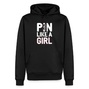 Mädchen Wrestling Wrestling Grappling Wrestler Mädchen - Männer Premium Bio Hoodie - Schwarz - Vorne - Nico (187cm)