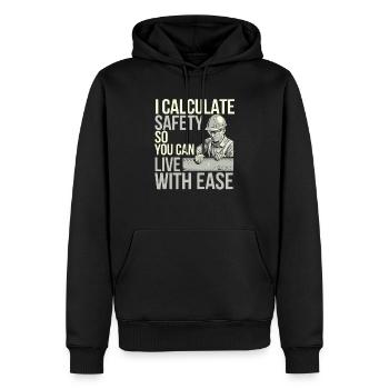 Structural Engineer Job Structural Engineering - Men’s Premium Organic Hoodie - black - Front - Nico (187cm)