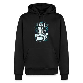 Orthopädischer Chirurg Medizin Medizin Orthopädie - Männer Premium Bio Hoodie - Schwarz - Vorne - Nico (187cm)