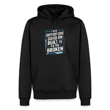 Orthopädischer Chirurg Medizin Medizin Orthopädie - Männer Premium Bio Hoodie - Schwarz - Vorne - Nico (187cm)