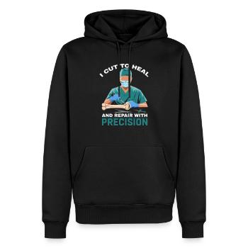 Orthopädischer Chirurg Medizin Medizin Orthopädie - Männer Premium Bio Hoodie - Schwarz - Vorne - Nico (187cm)