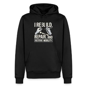 Orthopädischer Chirurg Medizin Medizin Orthopädie - Männer Premium Bio Hoodie - Schwarz - Vorne - Nico (187cm)