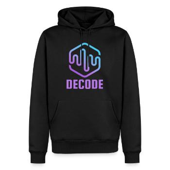 Drucke für Musikliebhaber, Musik, trendy - Männer Premium Bio Hoodie - Schwarz - Vorne - Nico (187cm)