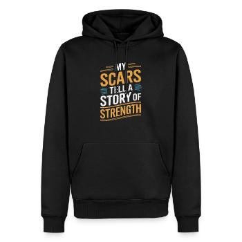 Krebsüberlebende Chemotherapie Chemotherapie besiegt Krebs - Männer Premium Bio Hoodie - Schwarz - Vorne - Nico (187cm)