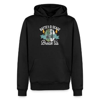 Batten Disease Awareness Disease Disorder - Sweat à capuche Premium bio Homme - noir - Devant - Nico (187cm)